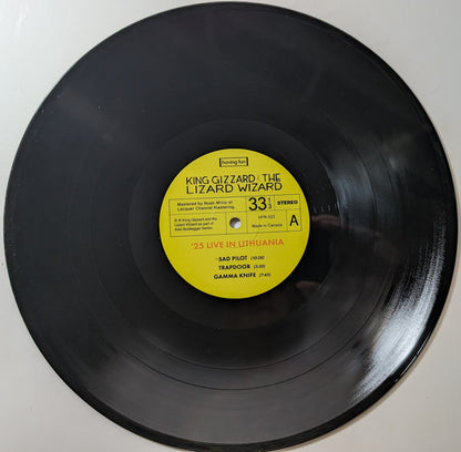 King Gizzard And The Lizard Wizard : Face Full of Fuzz - Live In Lithuania '25 (LP, Tour)