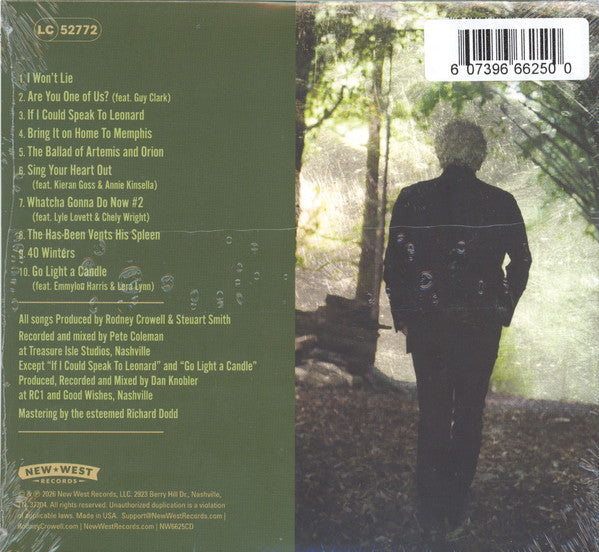 Rodney Crowell : Then Again (CD, Album, Aut)