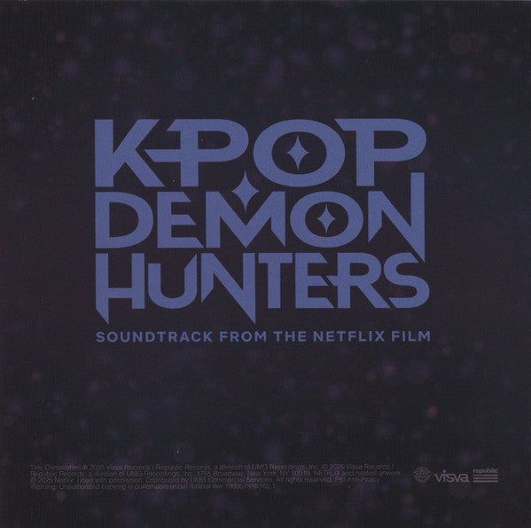 Various : KPop Demon Hunters (Soundtrack From The Netflix Film) (CD, Album, S/Edition, Ann)