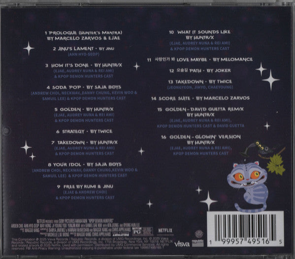 Various : KPop Demon Hunters (Soundtrack From The Netflix Film) (CD, Album, S/Edition, Ann)