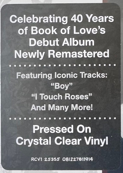 Book Of Love : Book Of Love (LP, Album, RE, RM, 40t)