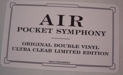 AIR : Pocket Symphony (2xLP, Album, Ltd, RE, Cle)