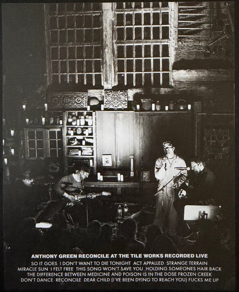 Anthony Green (6) : Reconcile At The Tile Works, Recorded Live (Blu-ray, Album)