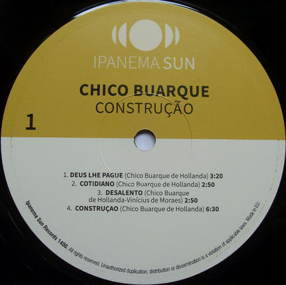 Chico Buarque : Construção (LP, Album, RE)