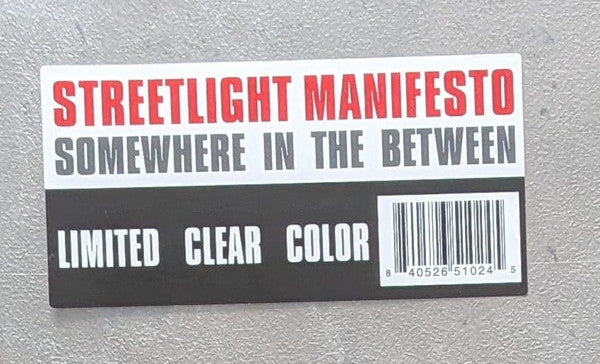 Streetlight Manifesto : Somewhere In The Between (LP, Ltd, Cle)