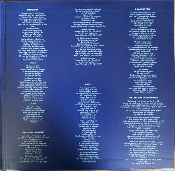 Joni Mitchell : Blue (LP, Album, Ltd, Num, RE, 180)