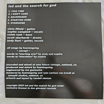 LSD And The Search For God : LSD And The Search For God (12", EP, Ltd, RE, Gho)