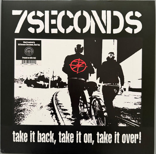 7 Seconds : Take It Back, Take It On, Take It Over! (LP, Album, RE, Whi)