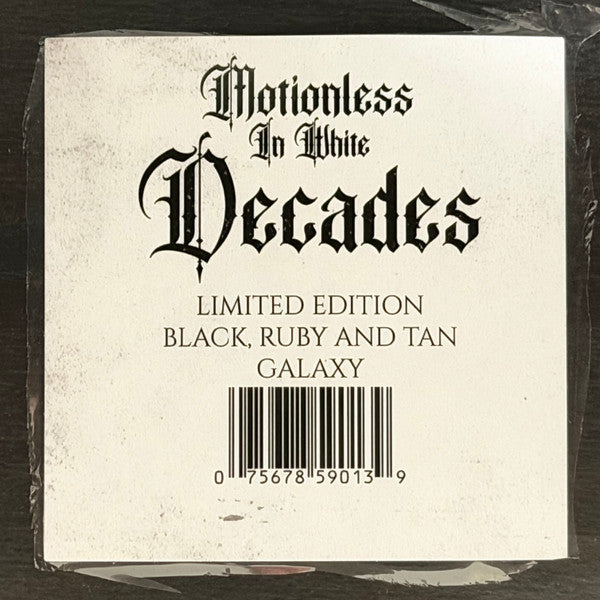 Motionless In White : Decades (2xLP, Album, Bla)
