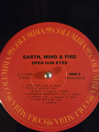 Earth, Wind & Fire : Open Our Eyes (LP, Album, RE)