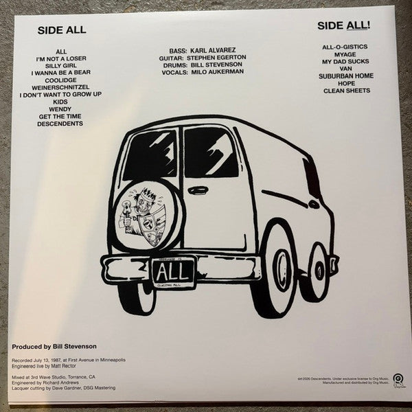 Descendents : Liveage! (LP, Album, RE)