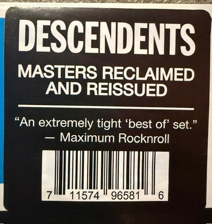 Descendents : Liveage! (LP, Album, RE)