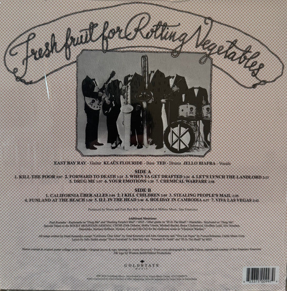 Dead Kennedys : Fresh Fruit For Rotting Vegetables (LP, Album, Ltd, RM, Red)