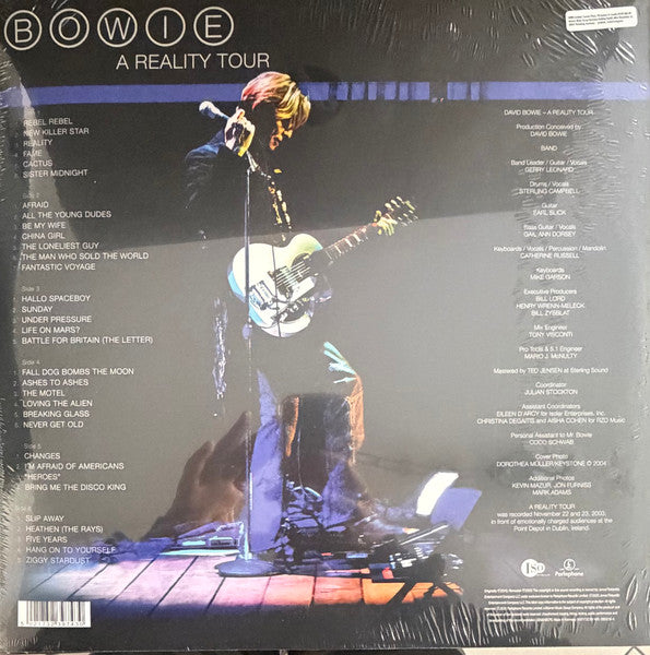 David Bowie : A Reality Tour (3xLP, Album, RE, RM)