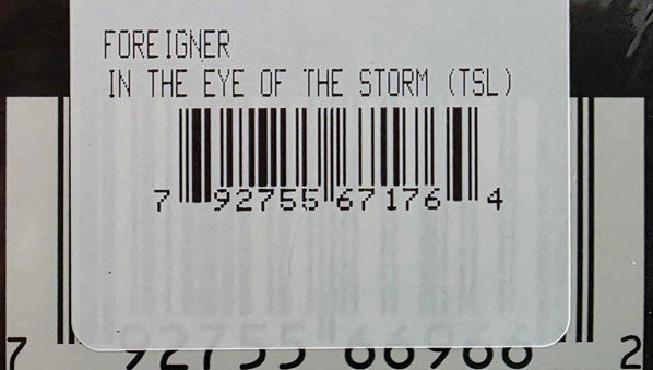 Foreigner : In The Eye Of The Storm (LP)