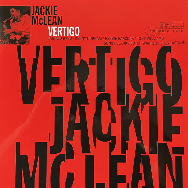 Jackie McLean : Vertigo (LP, Album, RE, 180)