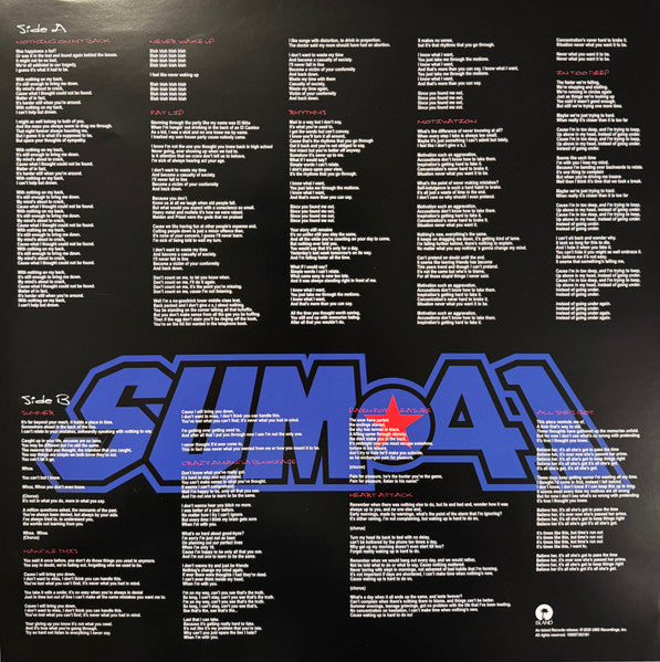 Sum 41 : All Killer No Filler (LP, Album, RE, Sil)