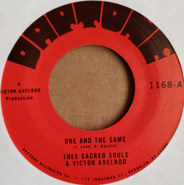 Thee Sacred Souls & Victor Axelrod : One And The Same / Same Difference (7", Single)