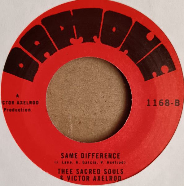 Thee Sacred Souls & Victor Axelrod : One And The Same / Same Difference (7", Single)