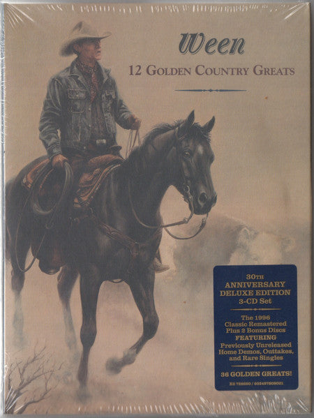 Ween : 12 Golden Country Greats (CD, Album, RE, RM + 2xCD + Dlx, 30t)