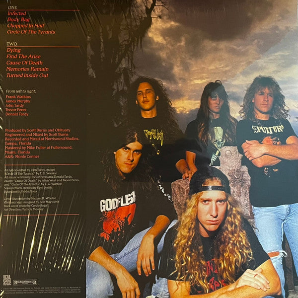 Obituary : Cause Of Death (LP, Album, RE, RM, Gra)