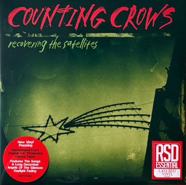 Counting Crows : Recovering The Satellites (2xLP, Album, RE, RM, Red)
