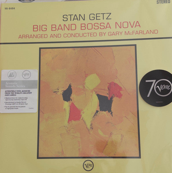 Stan Getz : Big Band Bossa Nova (LP, Album, RE, RM, Gat)