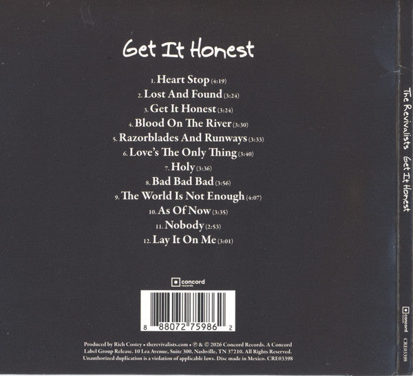 The Revivalists : Get It Honest (CD)