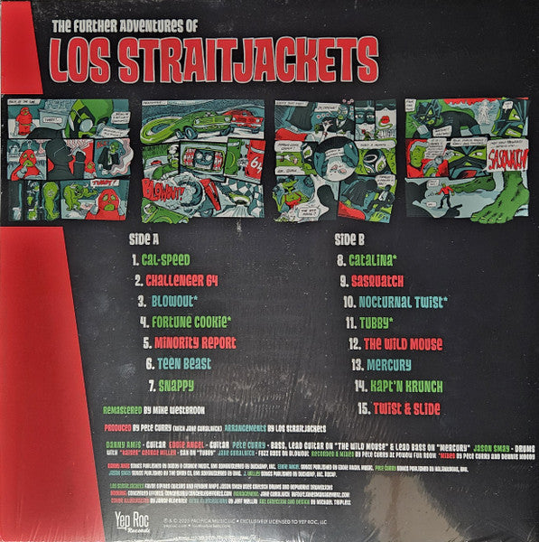Los Straitjackets : The Further Adventures of Los Straitjackets (LP, Album, Gre)