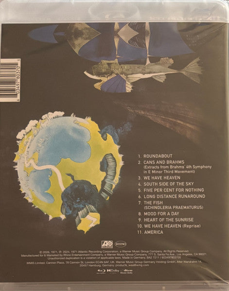 Yes : Fragile (Blu-ray, Blu-ray-A, Album, RE, RM, Multichannel, A)