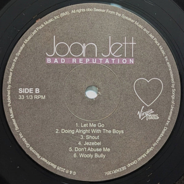 Joan Jett : Bad Reputation (LP, Album, RE)