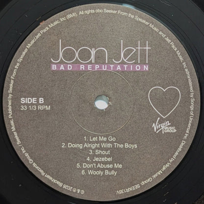 Joan Jett : Bad Reputation (LP, Album, RE)