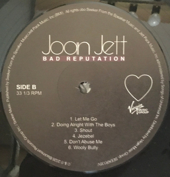Joan Jett : Bad Reputation (LP, Album, RE)