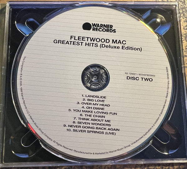 Fleetwood Mac : Greatest Hits (2xCD, Comp, Dlx, RE, RM, Tri)