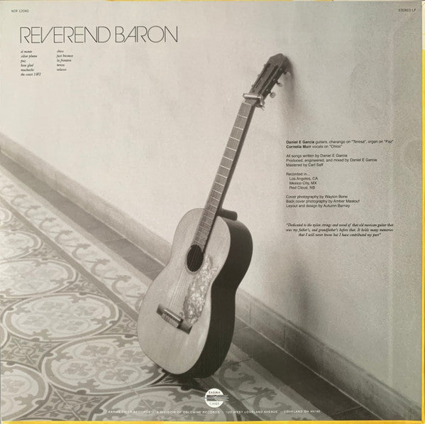 Reverend Baron : Daniel (LP, Album, Mar)