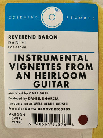 Reverend Baron : Daniel (LP, Album, Mar)