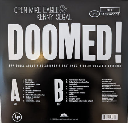 Open Mike Eagle & Kenny Segal : DOOMED! (LP, Album)