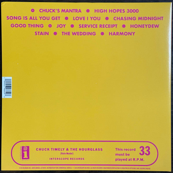 ROLE MODEL (2) : Chuck Timely & The Hourglass (LP, Album, Opa)