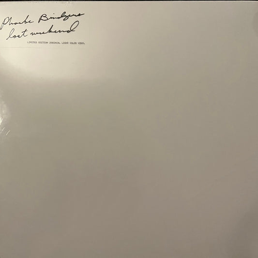 Phoebe Bridgers : Lost Weekend  (2xLP, Album, Ltd, Zod)