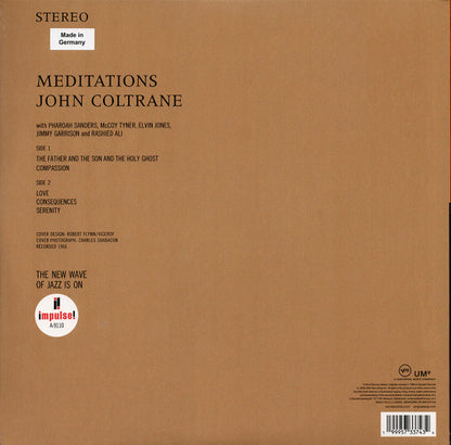 John Coltrane : Meditations (LP, Album, RE, RM, Gat)