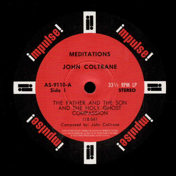 John Coltrane : Meditations (LP, Album, RE, RM, Gat)