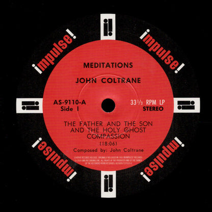 John Coltrane : Meditations (LP, Album, RE, RM, Gat)