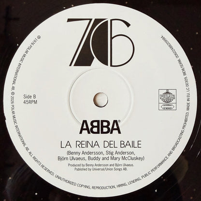 ABBA : Dancing Queen (10", Single, Ltd, RE, RM, Bla)