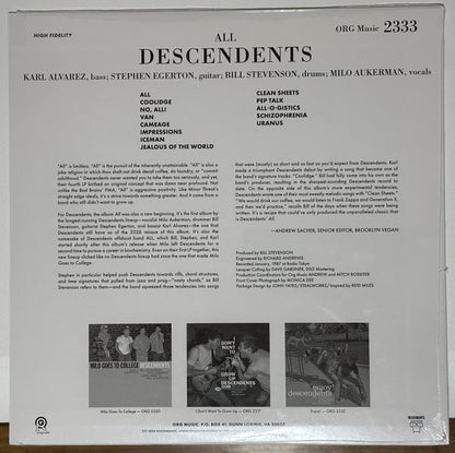 Descendents : All (LP, Album, RE)