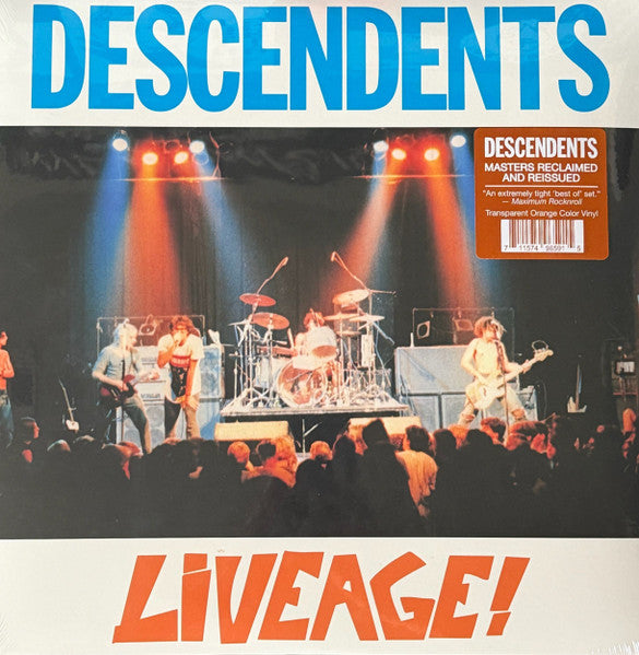 Descendents : Liveage! (LP, Album, RE, Ora)