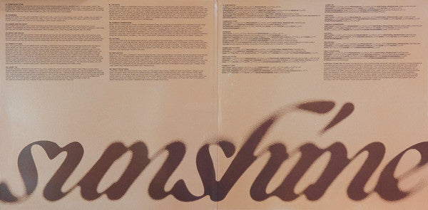 Jungle (12) : Sunshine (LP, Album, Des)