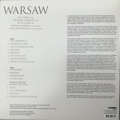 Warsaw (3) : Warsaw (LP, Comp, Ltd, RE, Unofficial, Blu)