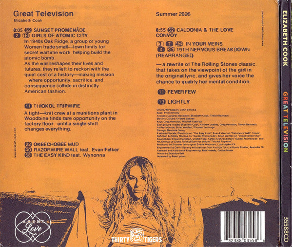 Elizabeth Cook (2) : Great Television (CD, Album)
