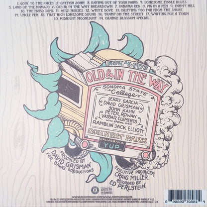 Old & In The Way : Live At Sonoma State: November 4th, 1973 (CD, Album)