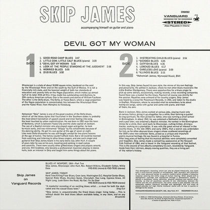 Skip James : Devil Got My Woman (LP, Album, RE, 180)